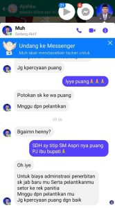 Waspada Penipuan! Akun Messenger Mengatasnamakan Pj Bupati Luwu Beredar, Minta Biaya Administrasi Pelantikan