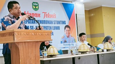 Percepat Penurunan Stunting, Dinas PMD Gelar Bimtek bagi TPPS Desa se-Kabupaten Luwu